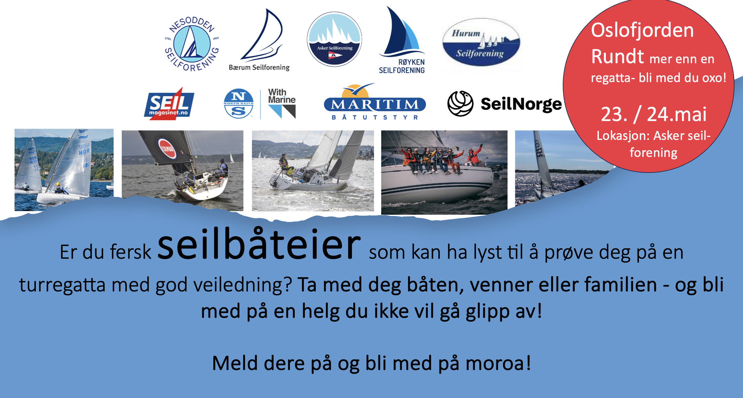 Er du ny seilbåteier som har lyst til å prøve deg på en turregatta med god veiledning?
