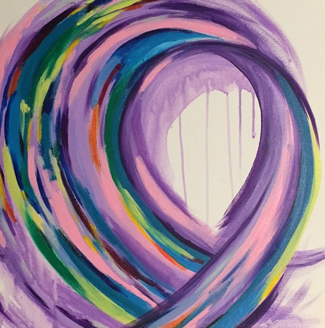 cancer ribbon, 2017