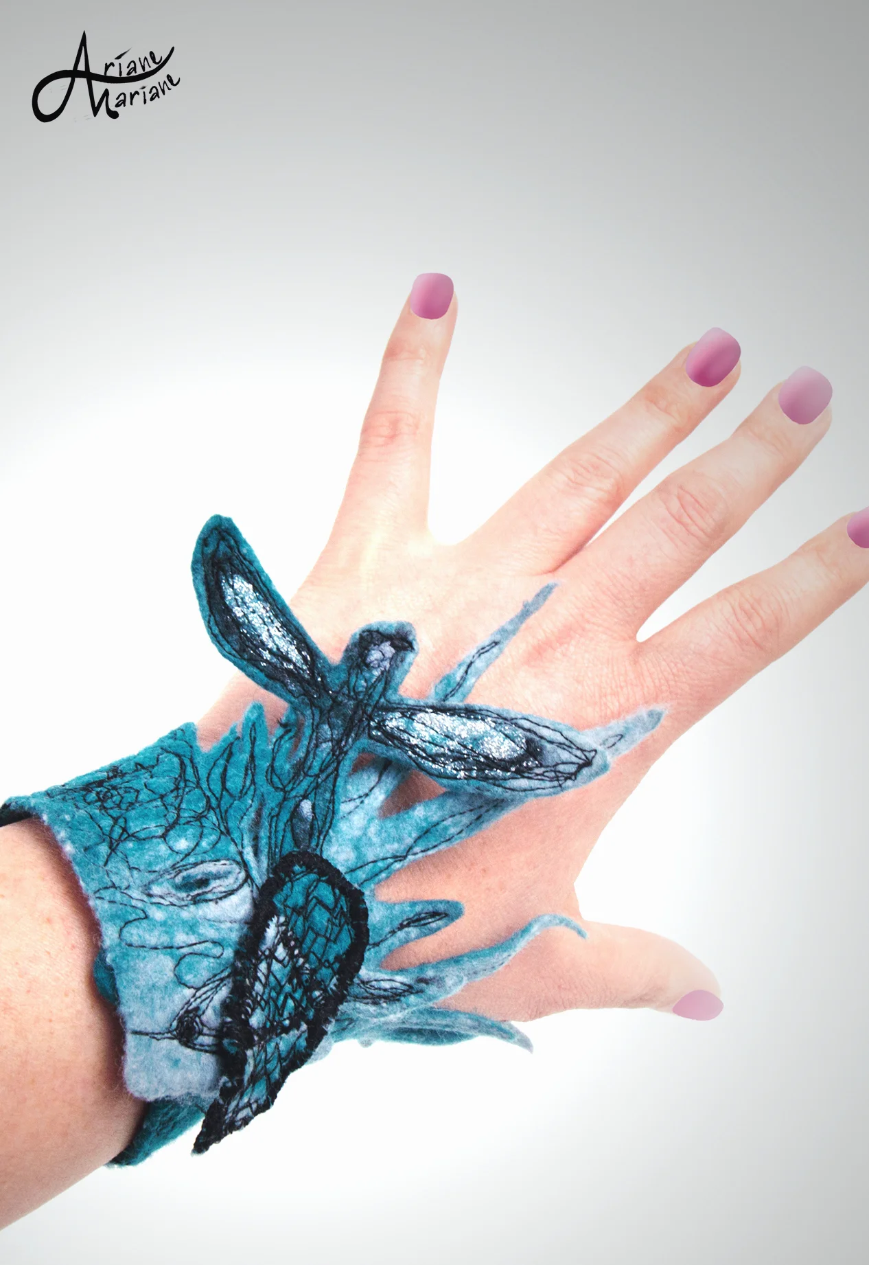 Statement-art-to-wear-accessory-dragonfly