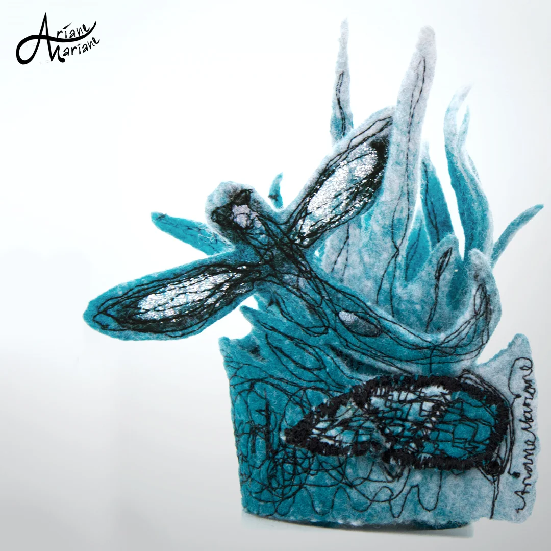 Min art textile sculpture