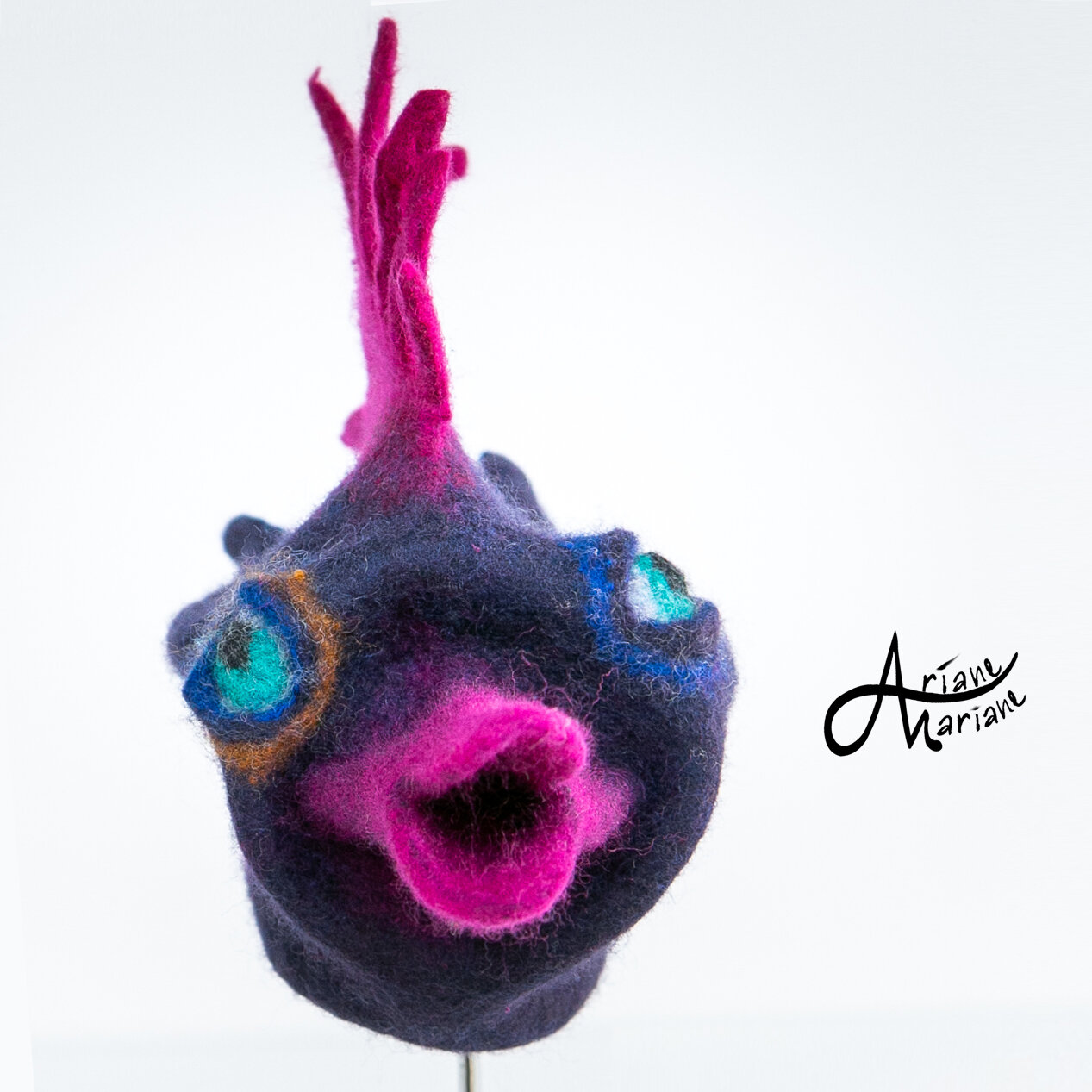 Felt-sculpture-pink-crown-purple-bird-5714.jpg