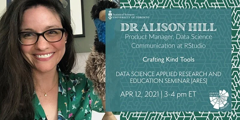 Dr Alison Hill - Crafting Kind Tools - April 12, 2021, 3 to 4PM (ET)