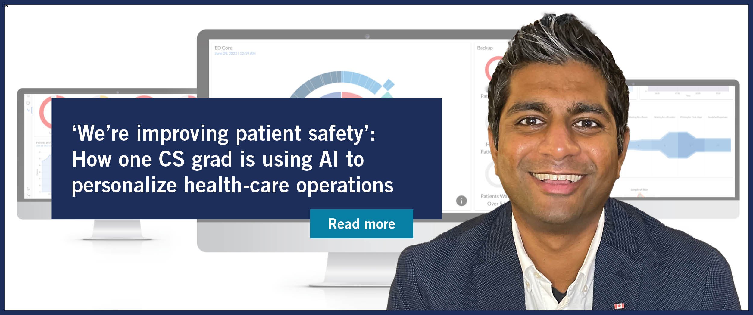 ‘We’re improving patient safety’: How one CS grad is using AI to personalize health-care operations