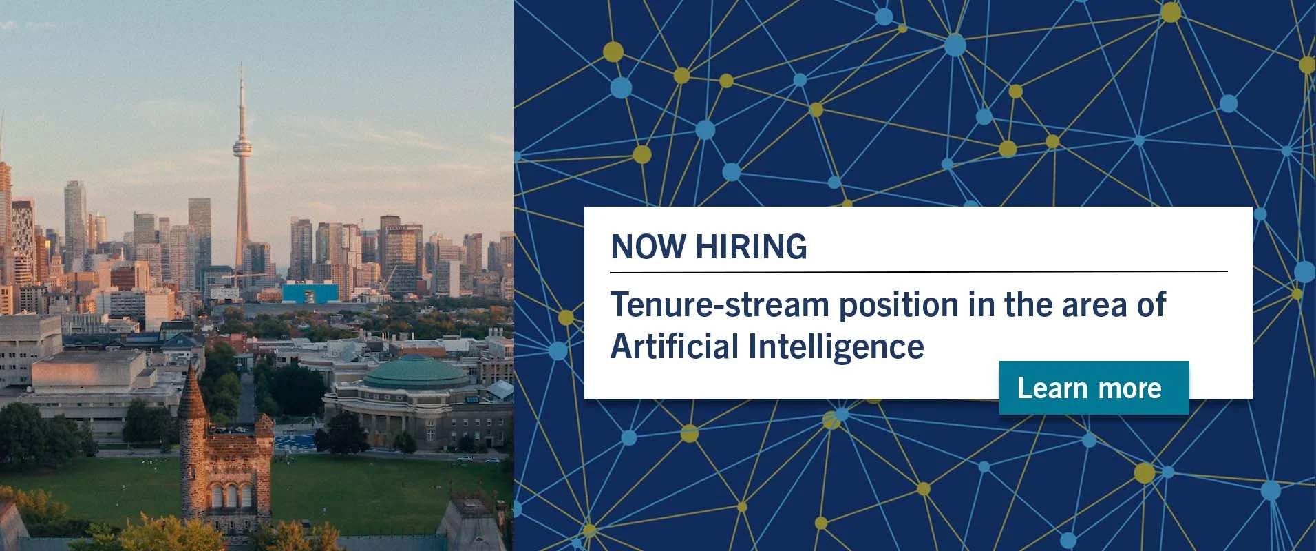Now hiring - Tenure-stream position in the area of Artificial Intelligence