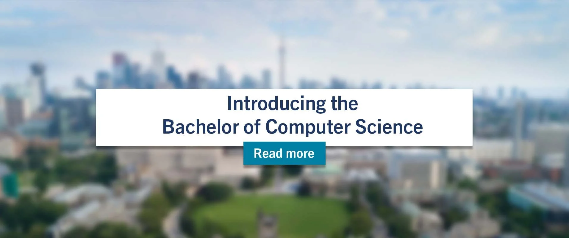 Introducing the Bachelor of Computer Science 