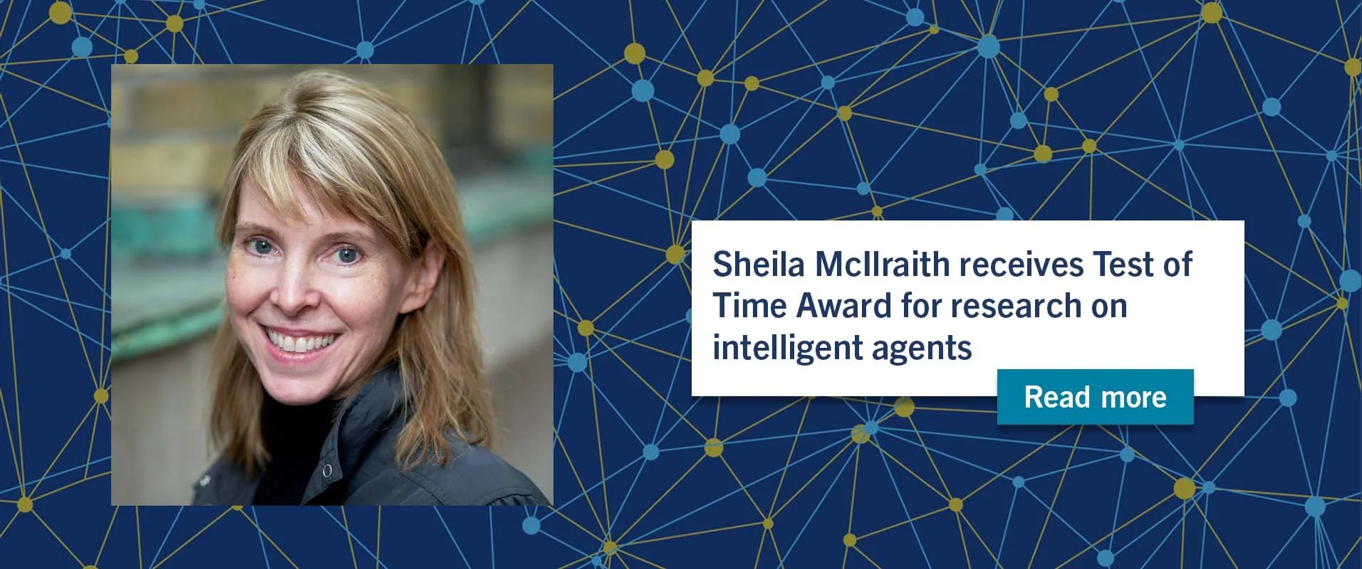Sheila McIlraith receives Test of Time Award for research on intelligent agents