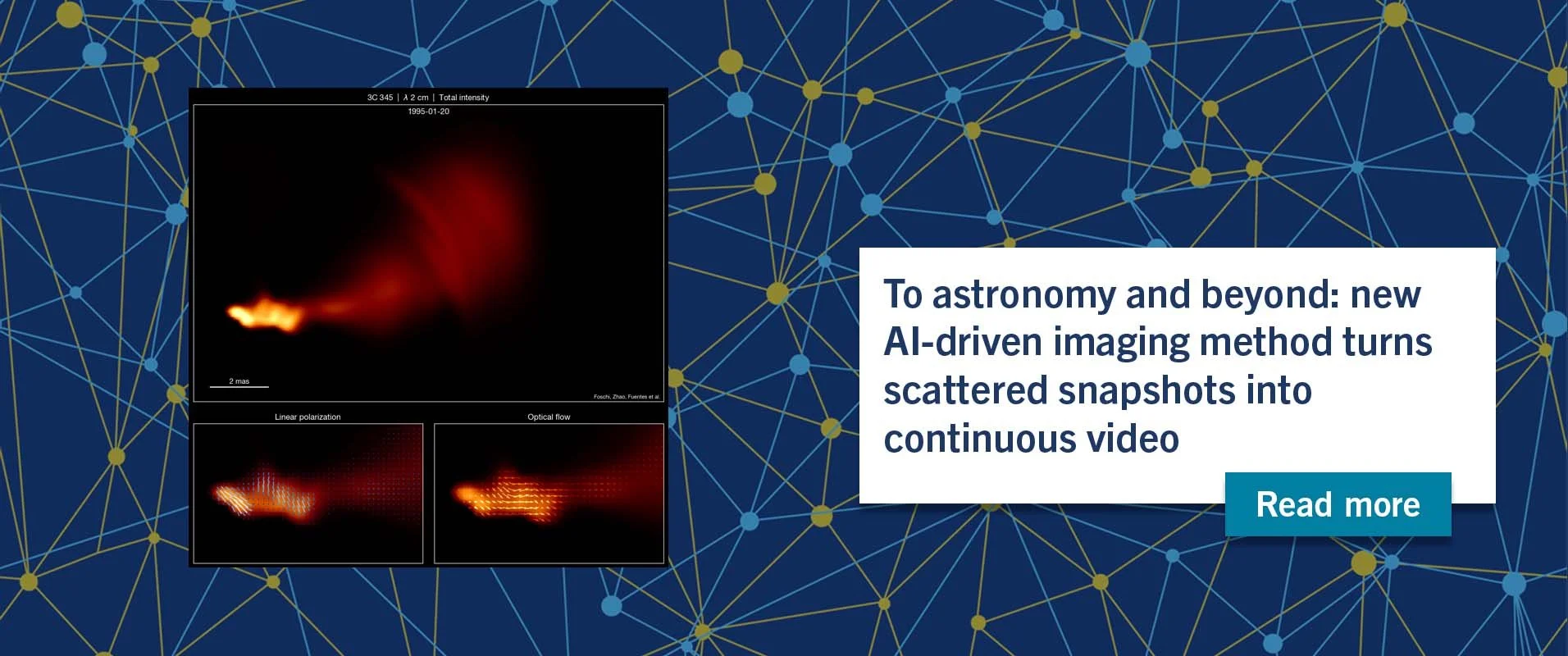 To astronomy and beyond: new AI-driven imaging method turns scattered snapshots into continuous video
