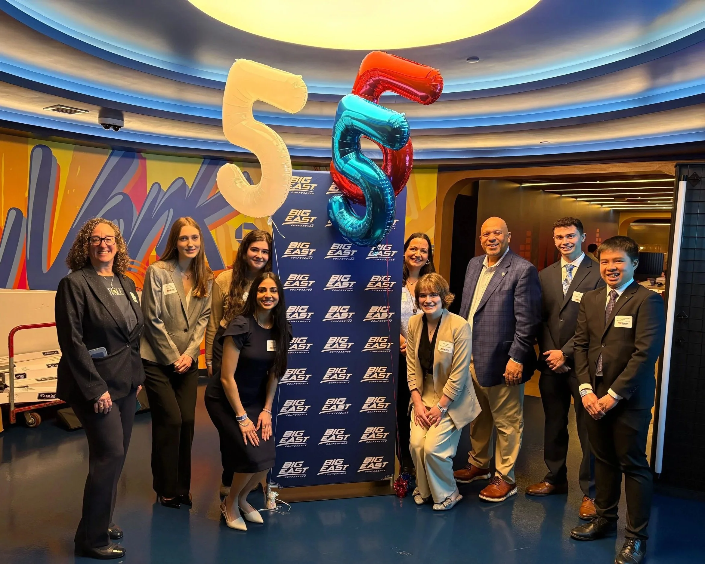 Jordan Dubeck represents the Cook Lab and Marquette University at the Big East Undergraduate Research Symposium at Madison Square Garden
