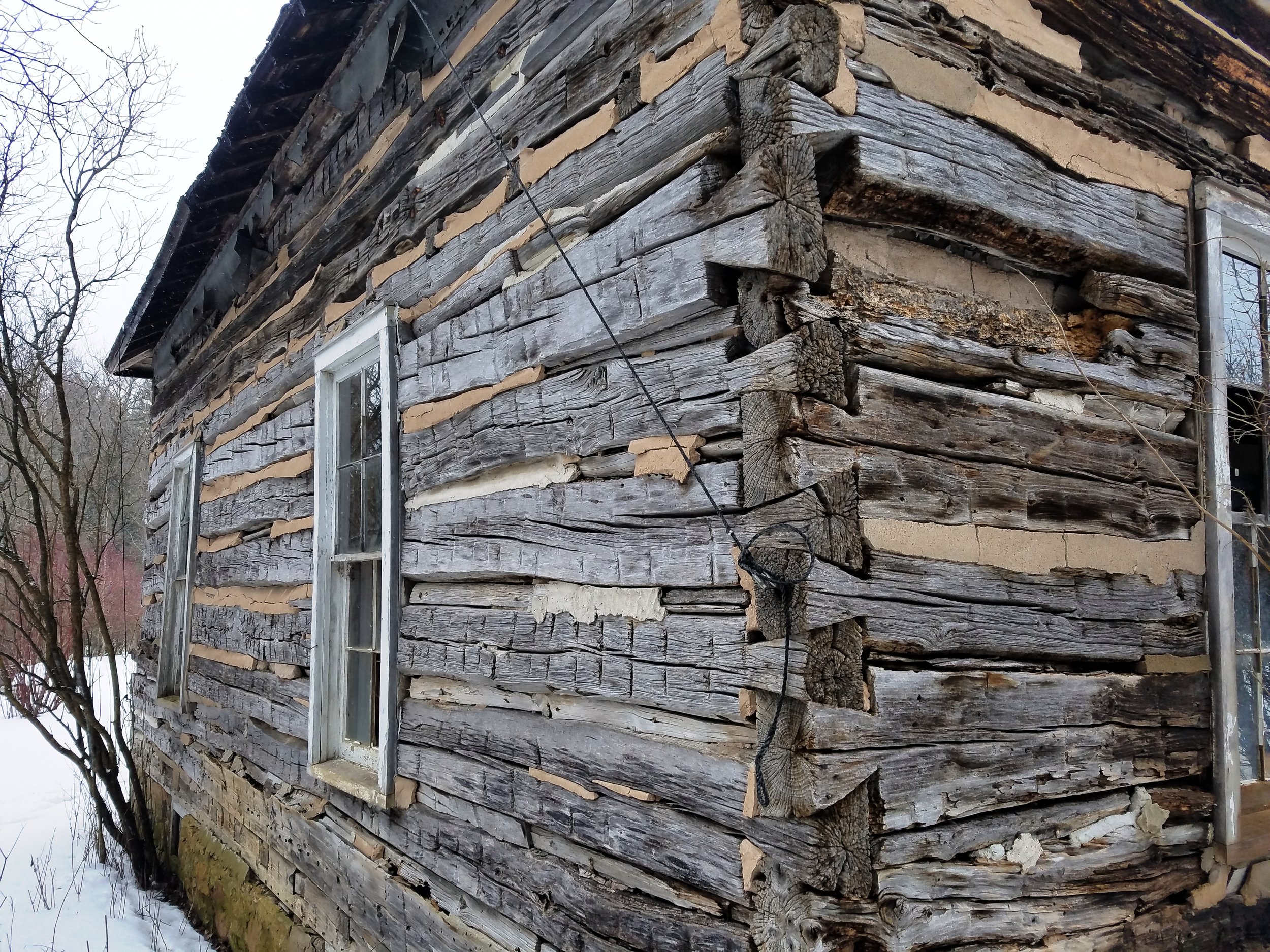  In the late 1850's a French Fur Trader built this log home along the  Wisconsin River and raised his family of five.&nbsp; This structure was  disassembled and numbered log by log.&nbsp; Now, it is rebuilt into an arts  and crafts center as part of 