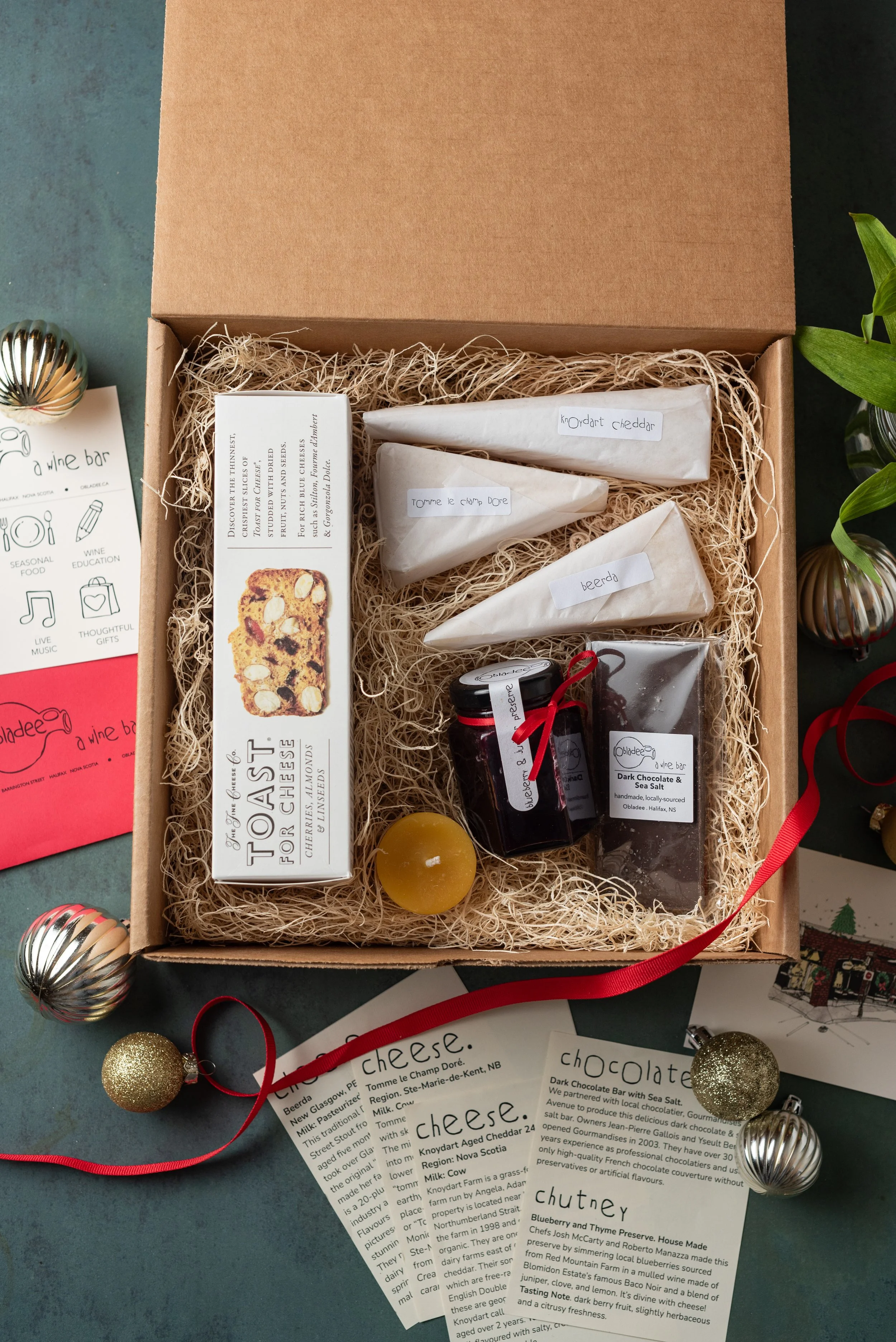 Holiday Cheese Box