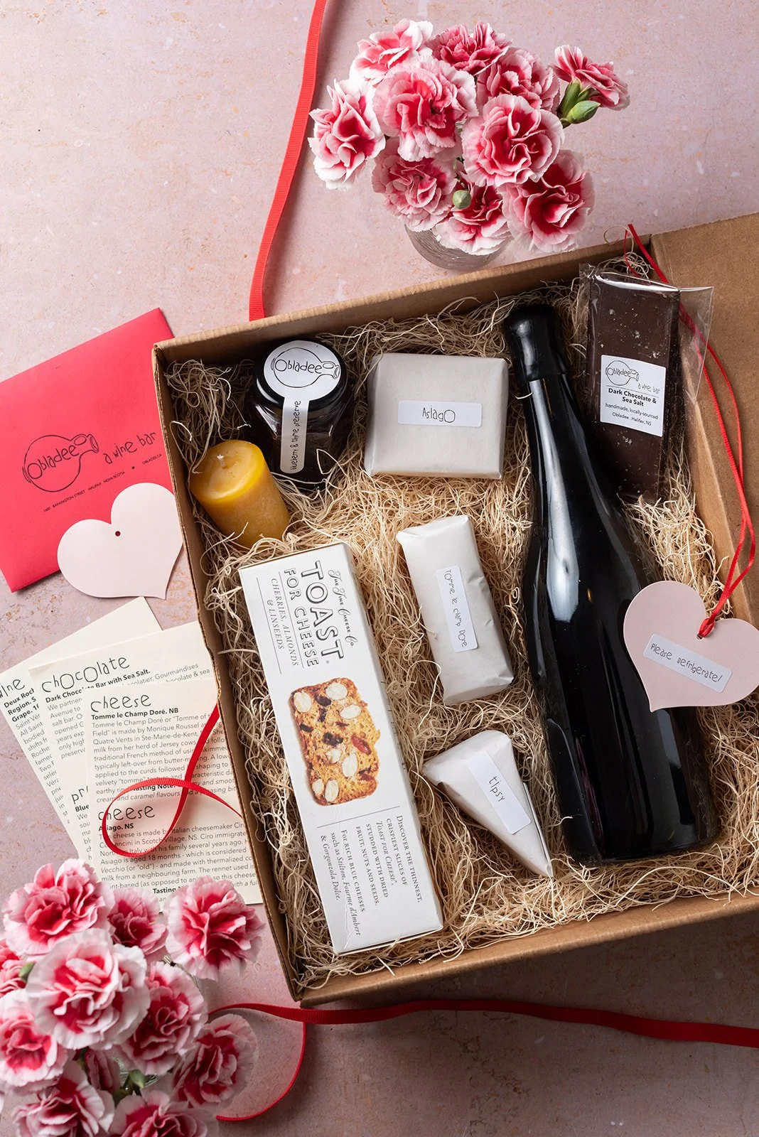 Wine & Cheese Gift Box