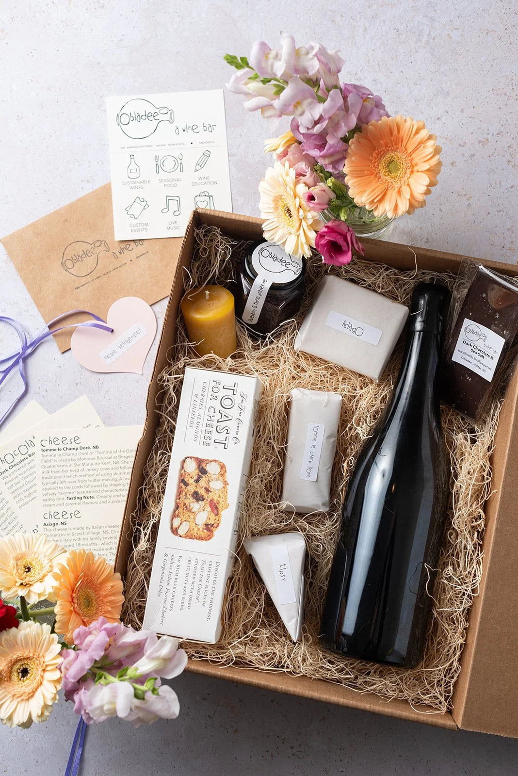 Wine & Cheese Gift Box