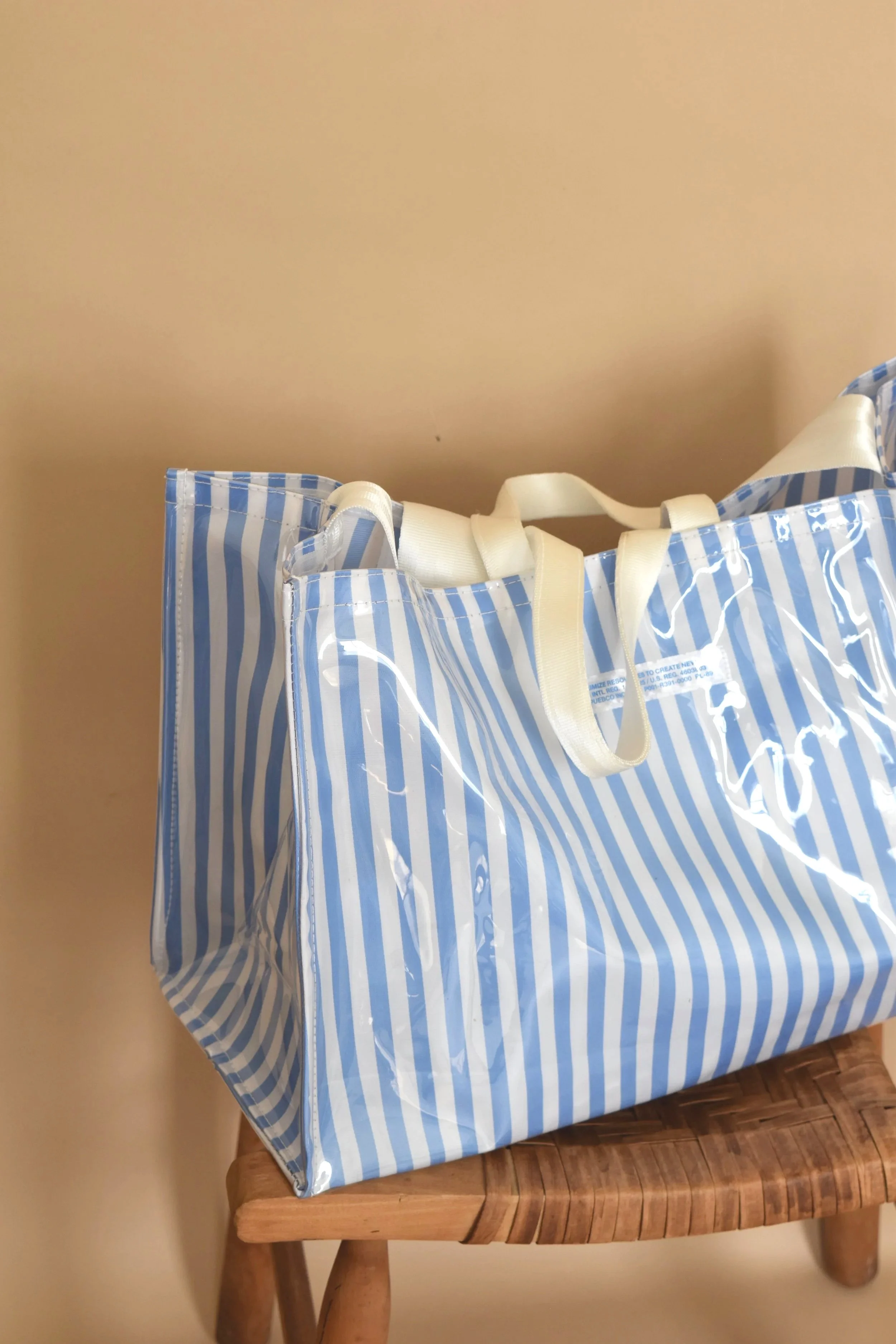 Covered-Market-Bag-Light Blue/White-Puebco-1