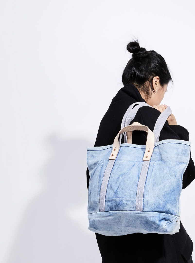 Small East West Tote - Acid Wash — LOCAL SHADE