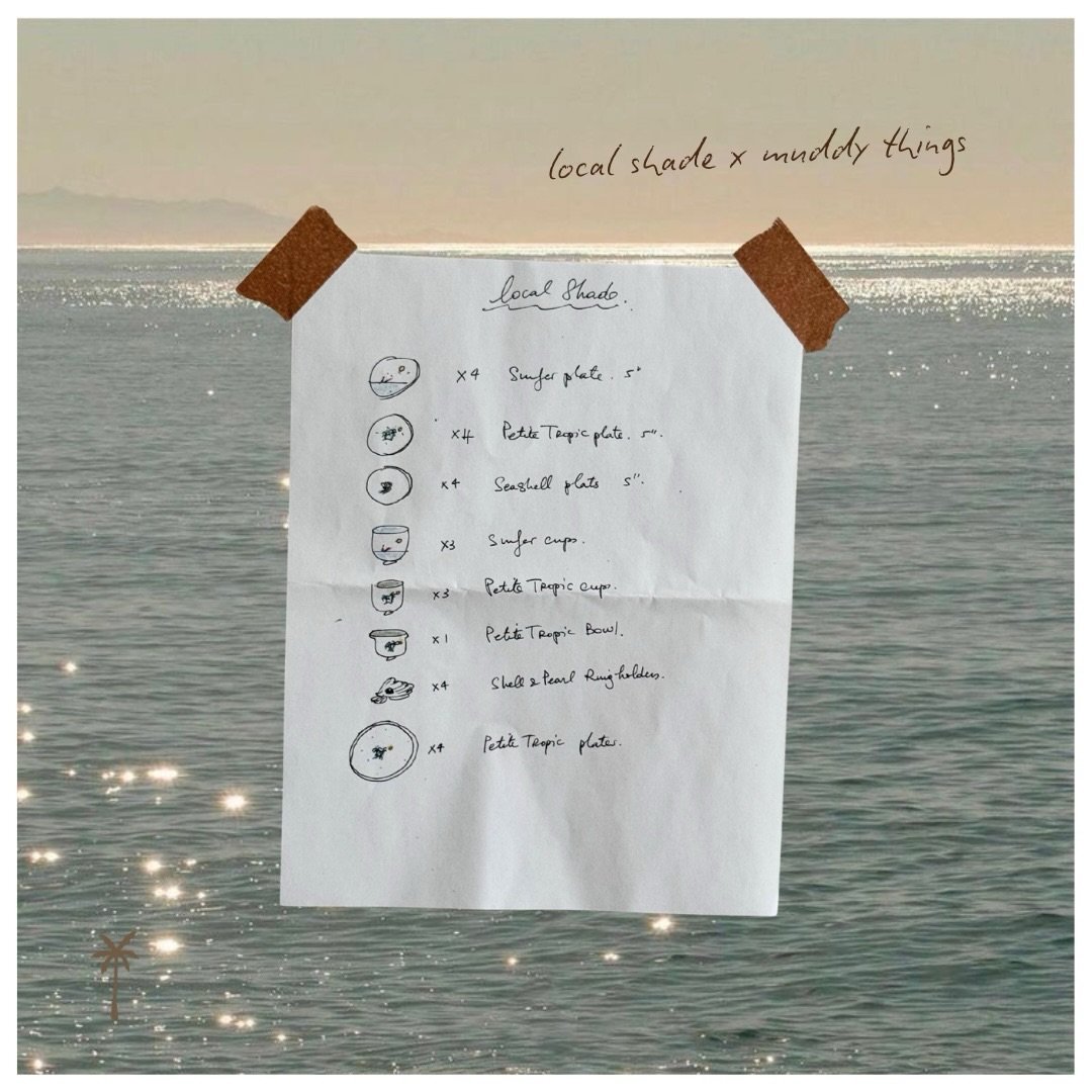 here&rsquo;s what&rsquo;s left of our Local Shade x Muddy Things collection! Would all make for unique and easy gifts for the holidays :)