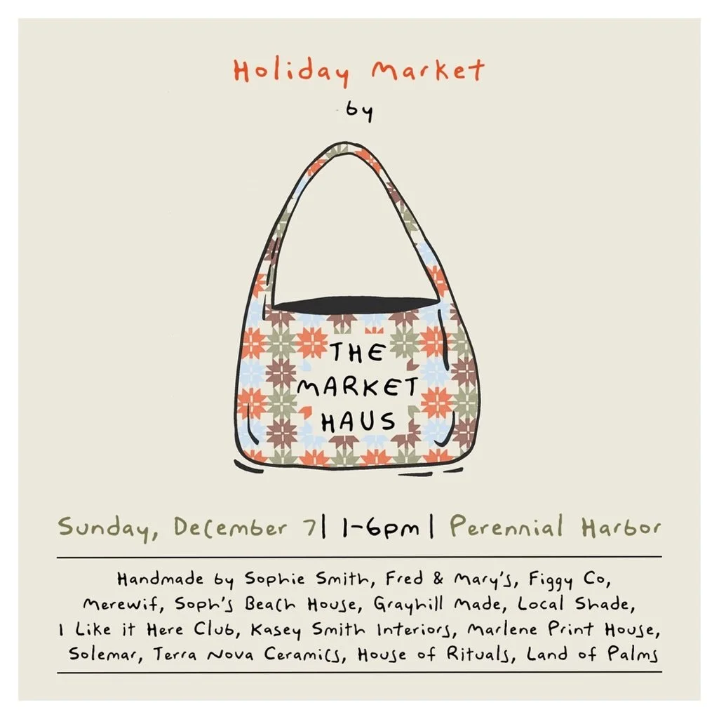 Today!!! See you at our curated market with all the goodies from 1-6pm. You won&rsquo;t want to miss it :) Bringing some new ornaments along!