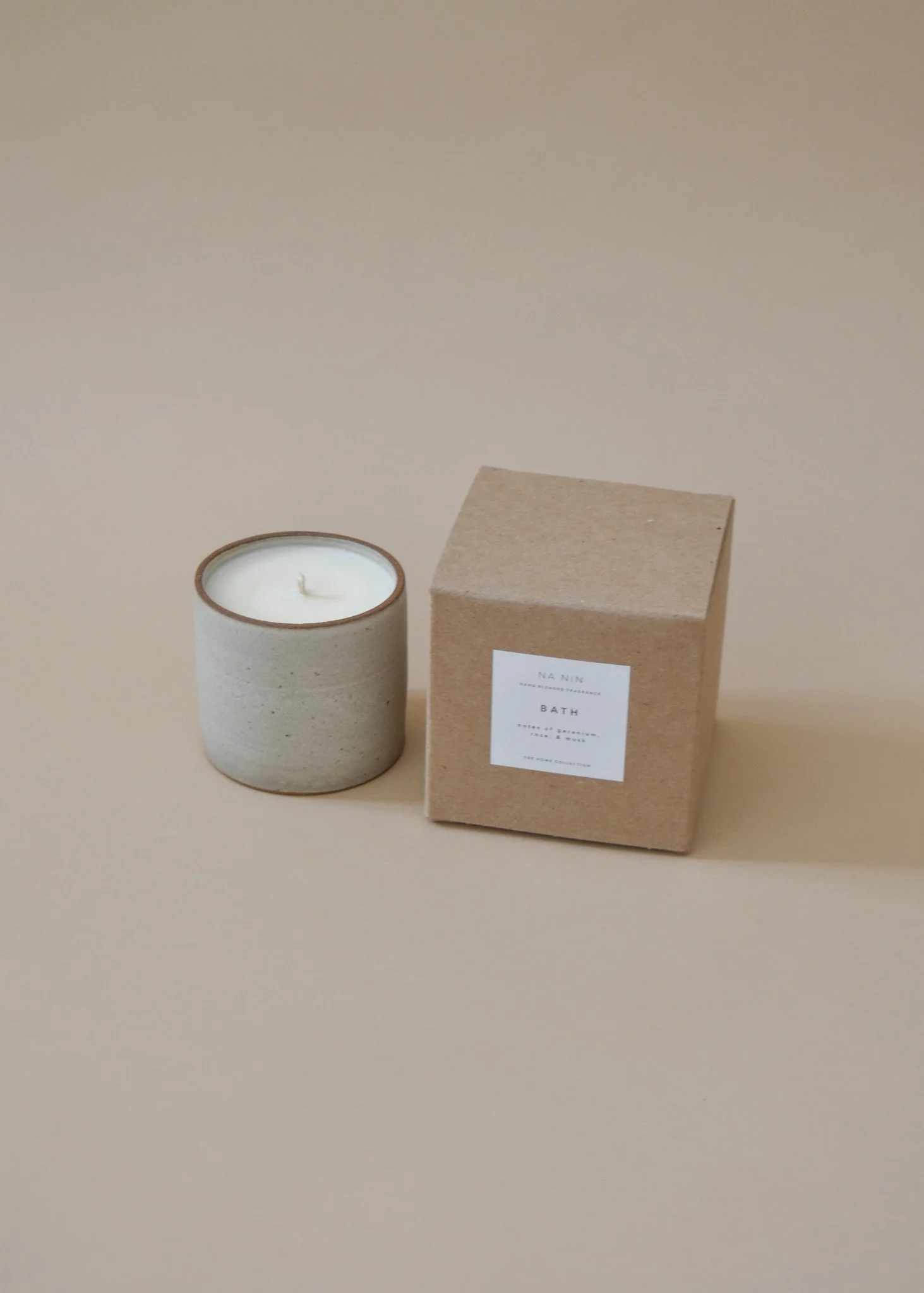 Bath Candle - Off White