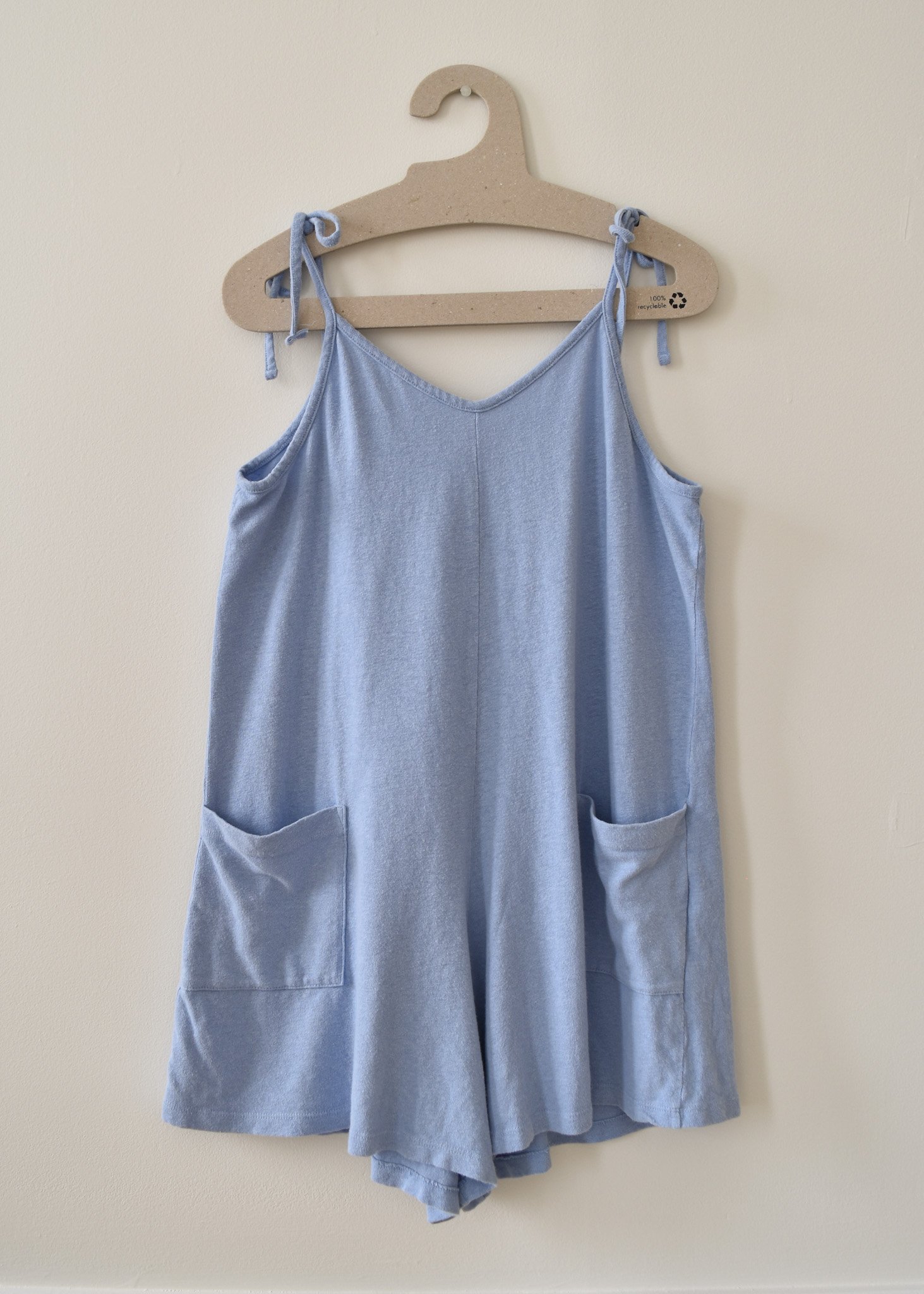 Sespe Romper Short - Coastal Blue