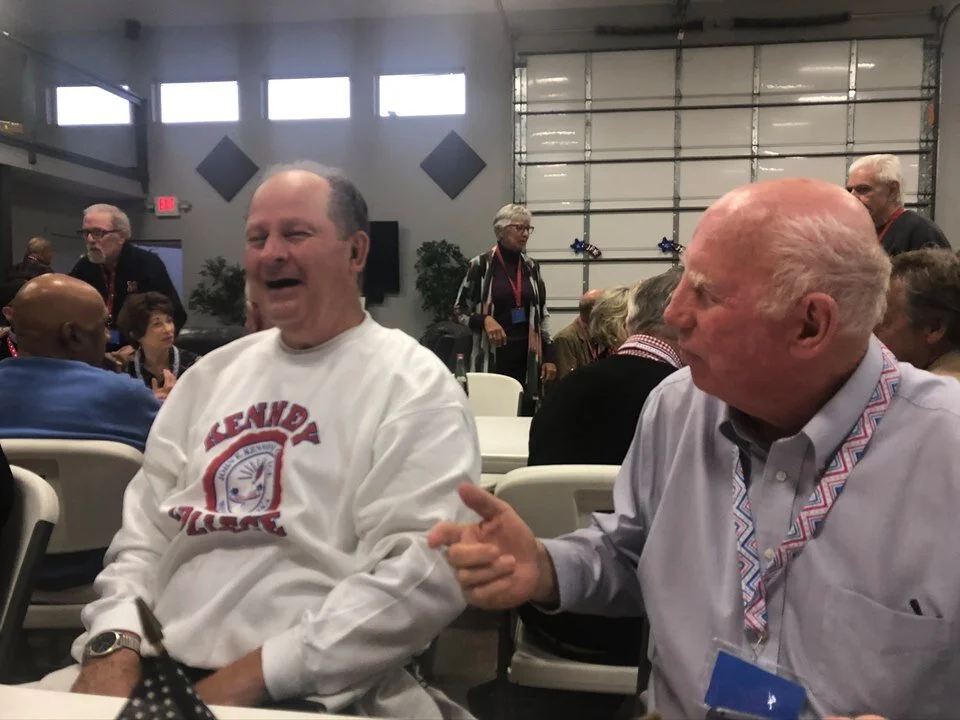 Ed (Monk) Miller and Terry Stunden