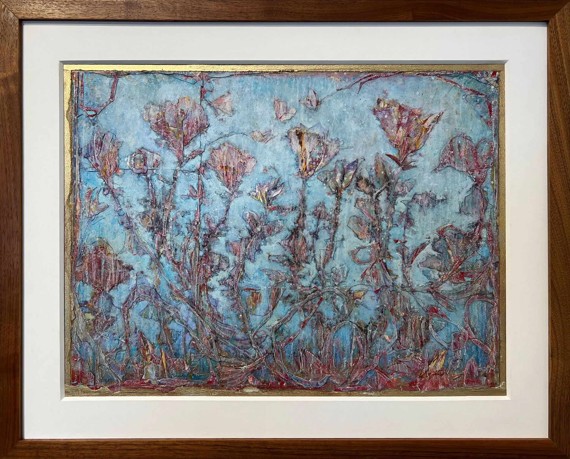 Patched & Powdered Blue