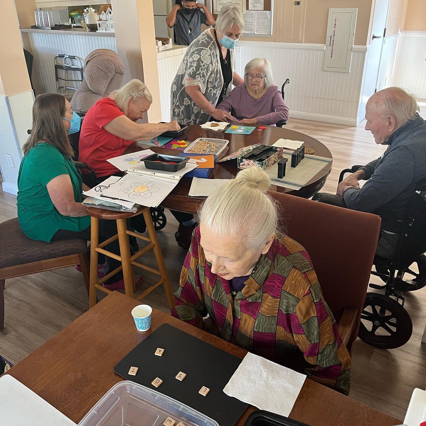 Shapes, letters, and doodles oh my! A fun assortment of activities to kick off our Tuesday morning ☀️

Mission Villa Senior Living 
321 W. Mission St. 
Santa Barbara, CA 93101 
(805) 898-2709 
.
.
.
.
.
#braingames #seniorliving #seniorcare #dementia