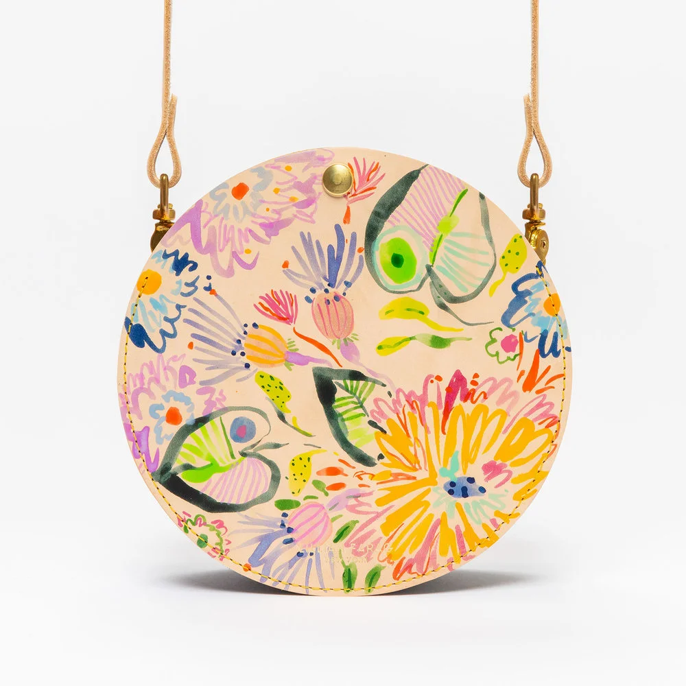 Lillian Farag Amelia Floral Circle Bag