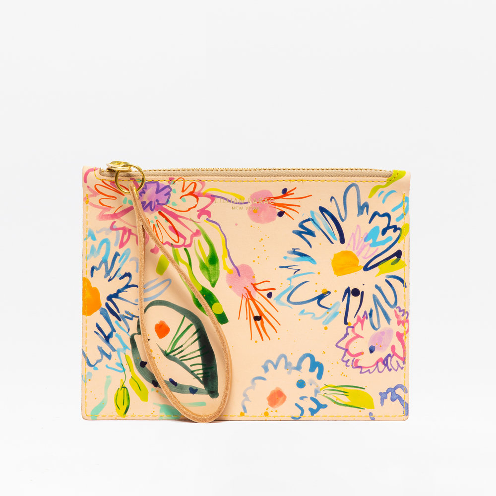 Lillian Farag Amelia Floral Clutch
