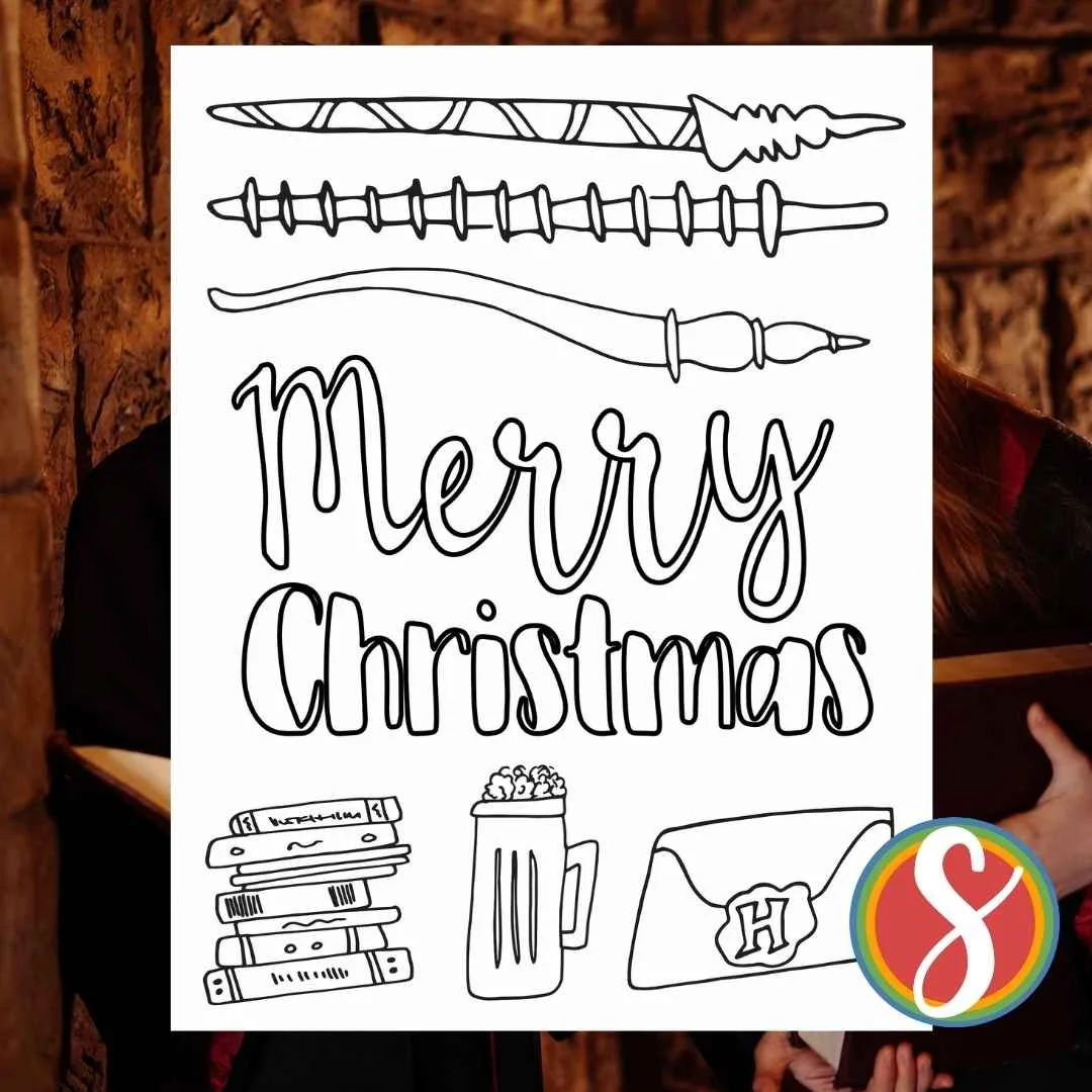 Free Harry Potter Christmas Pages — Stevie Doodles