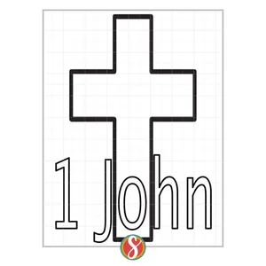 Free 1 John Coloring Page Printables — Stevie Doodles