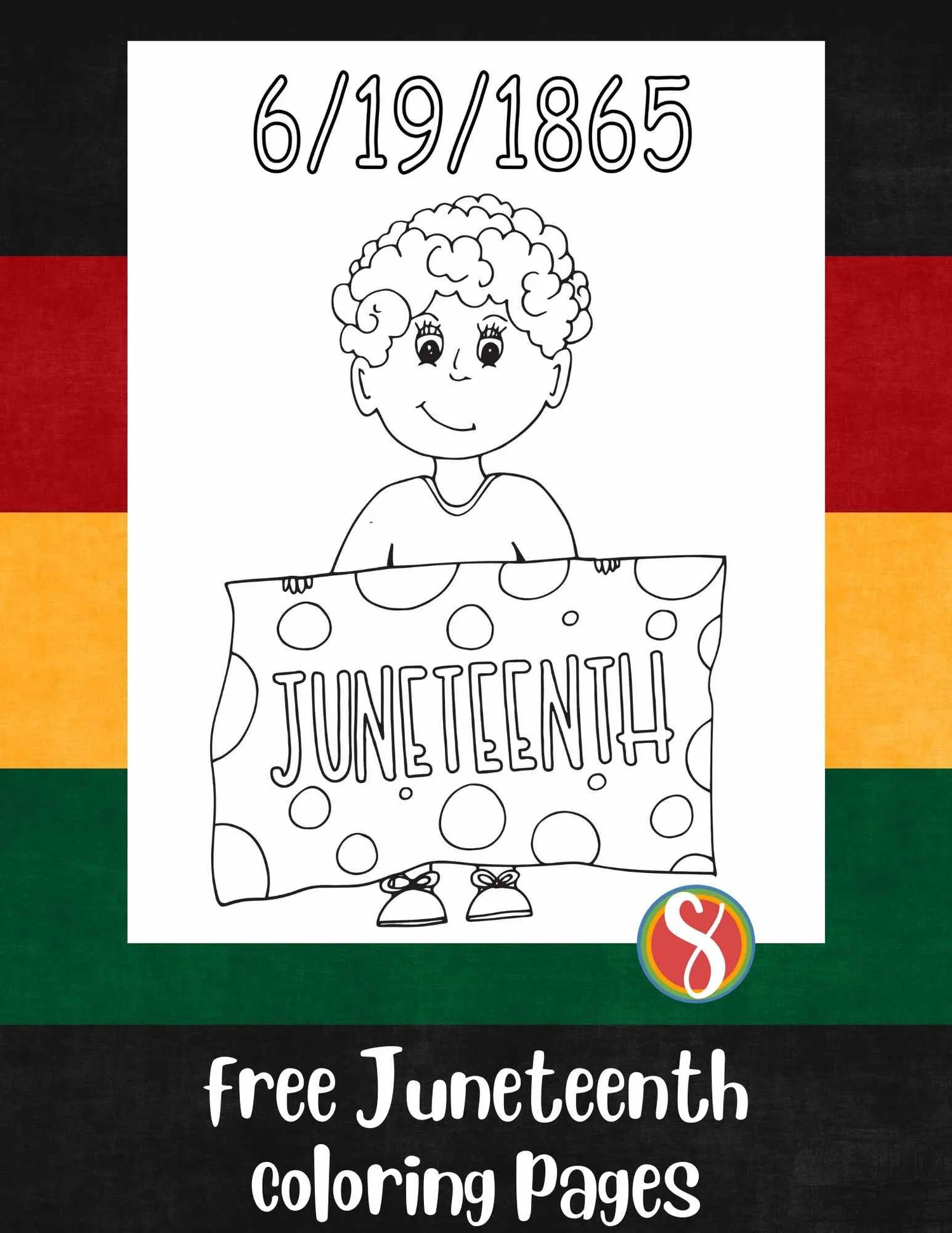 Free Juneteenth Coloring Pages — Stevie Doodles