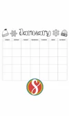 January Coloring Pages — Stevie Doodles