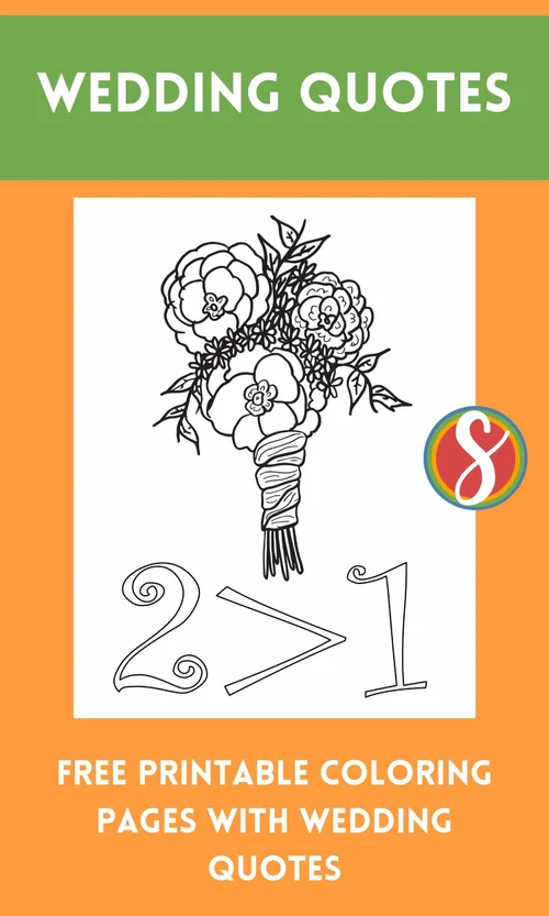Wedding Quote Coloring Pages — Stevie Doodles