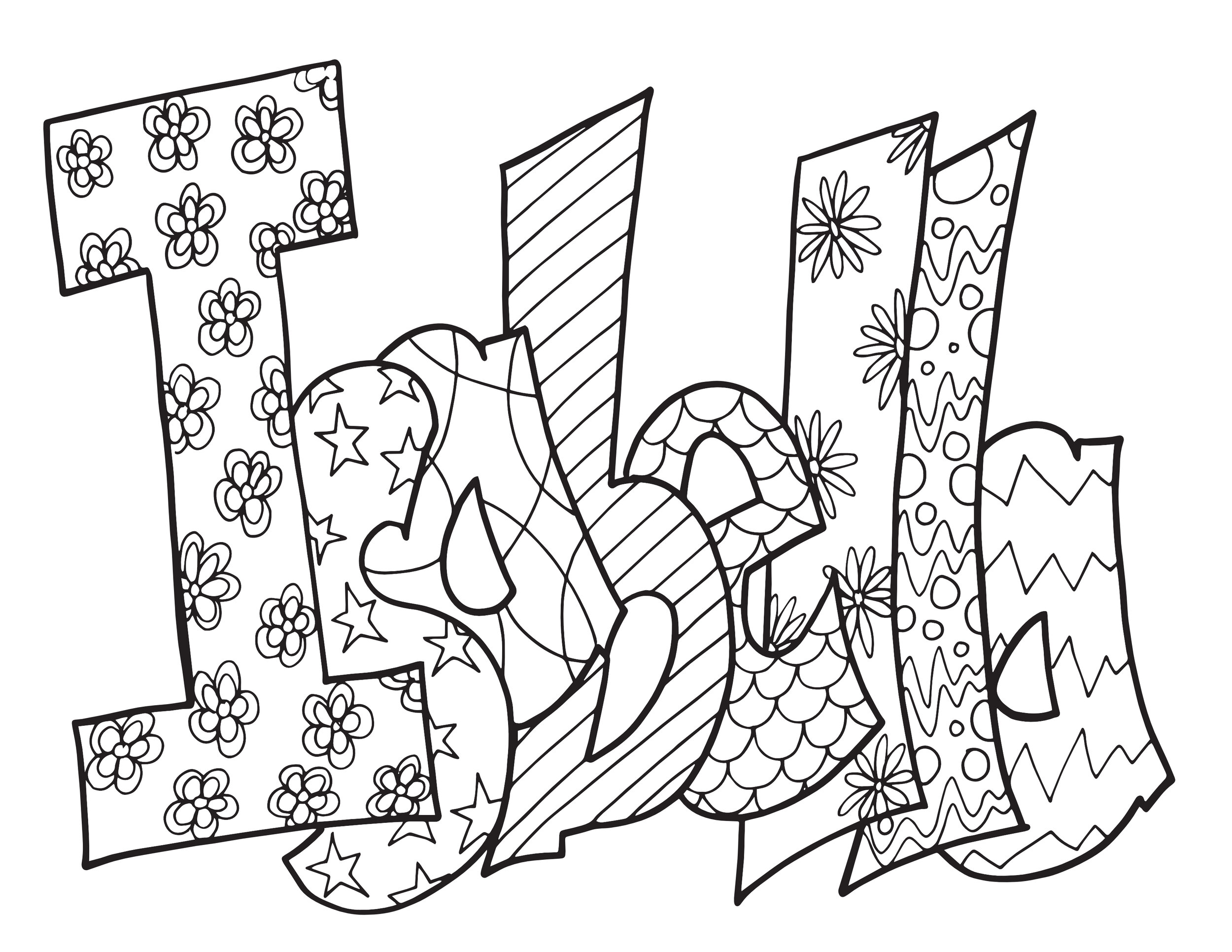 20 ISABELLA FREE COLORING PAGES — Stevie Doodles Free Printable ...