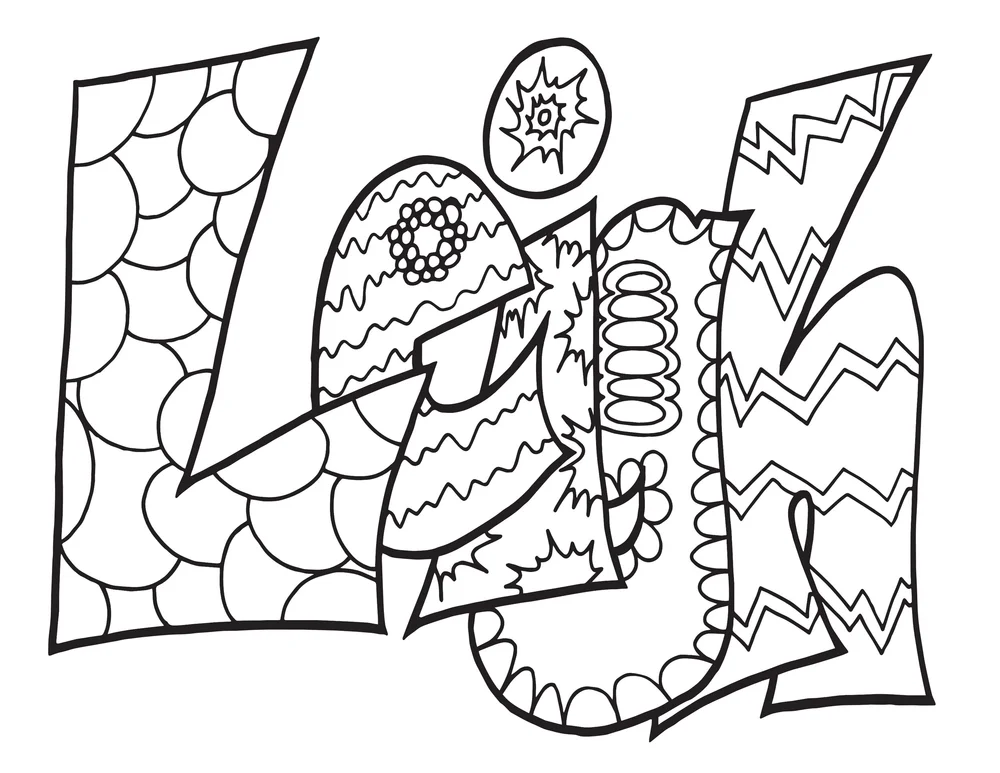 Leigh Classic Stevie Doodle Free Grown Up Coloring Page Stevie Doodles Free Printable Coloring Pages