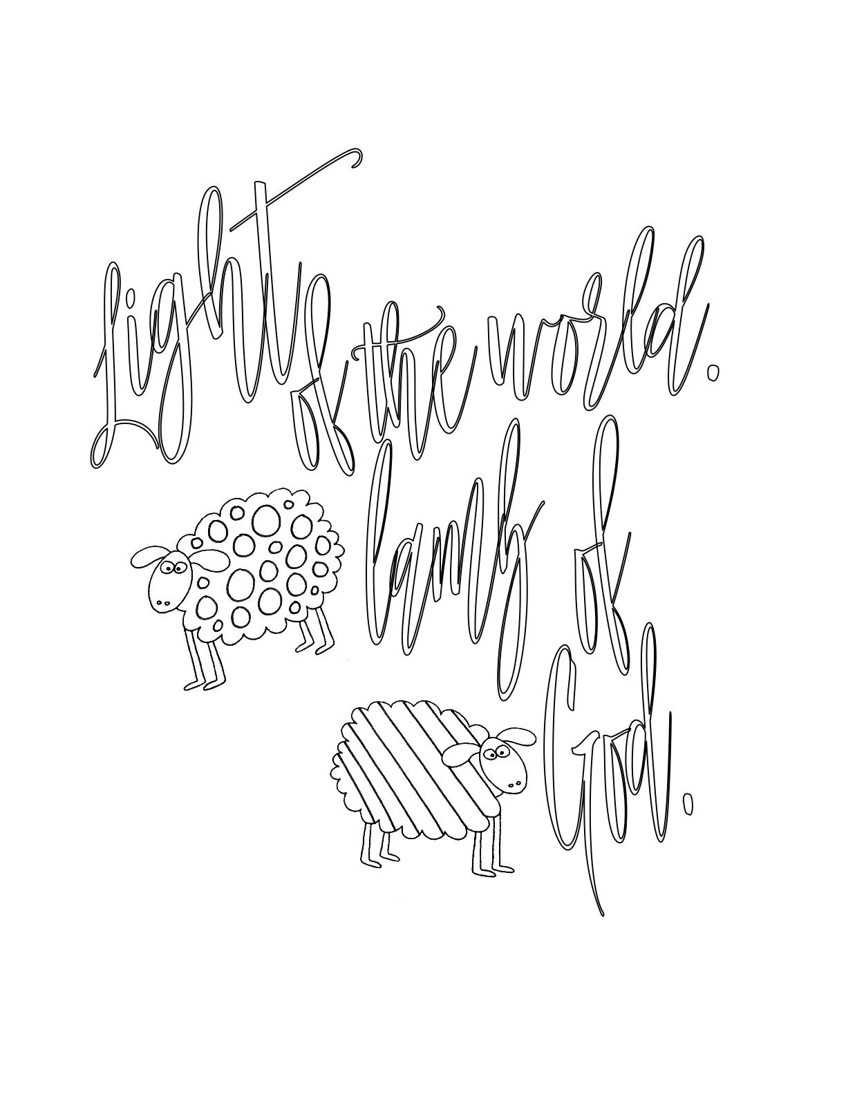 Free Advent Coloring Pages — Stevie Doodles