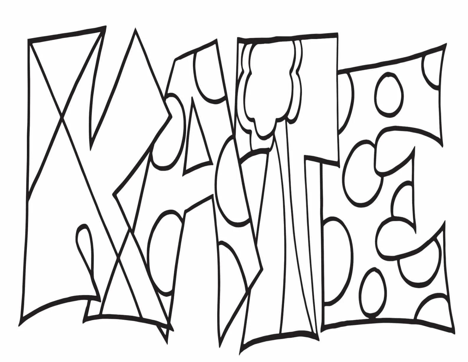 Kate Personalized Stevie Doodle For Little Hands Stevie Doodles Free Printable Coloring Pages