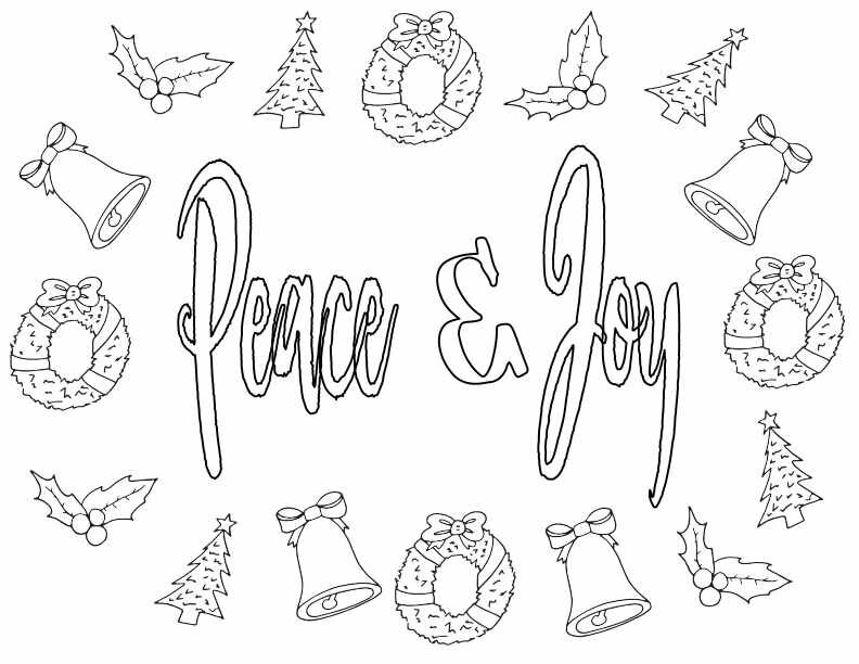 10 Favorite Christmas Coloring Pages — Stevie Doodles