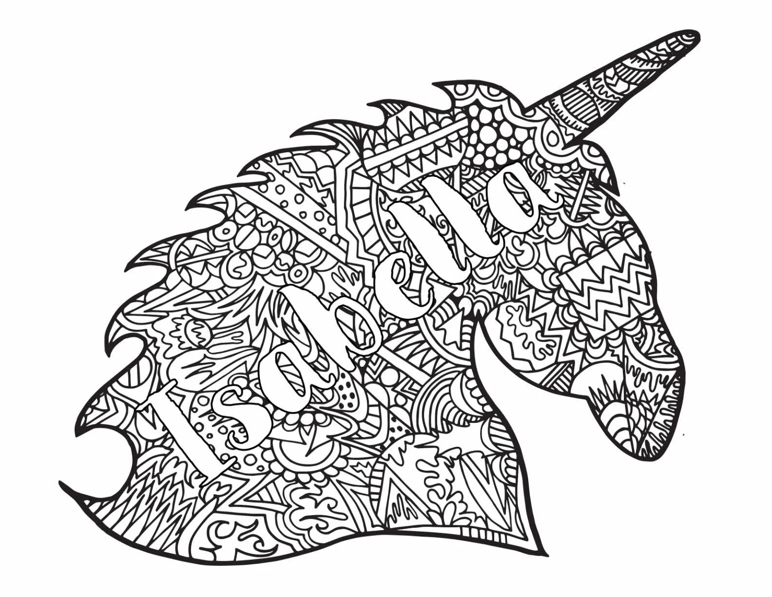 2 ISABELLA FREE COLORING PAGES — Stevie Doodles Free ...