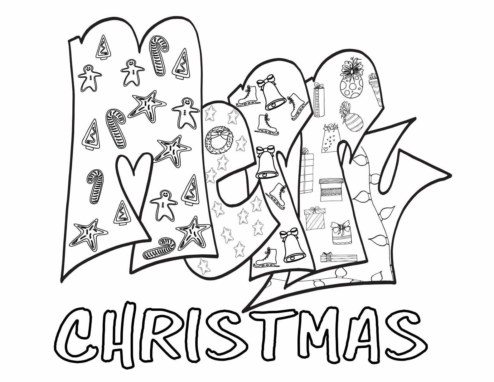 Download 8 More Awesome Christmas Coloring Pages — Stevie Doodles
