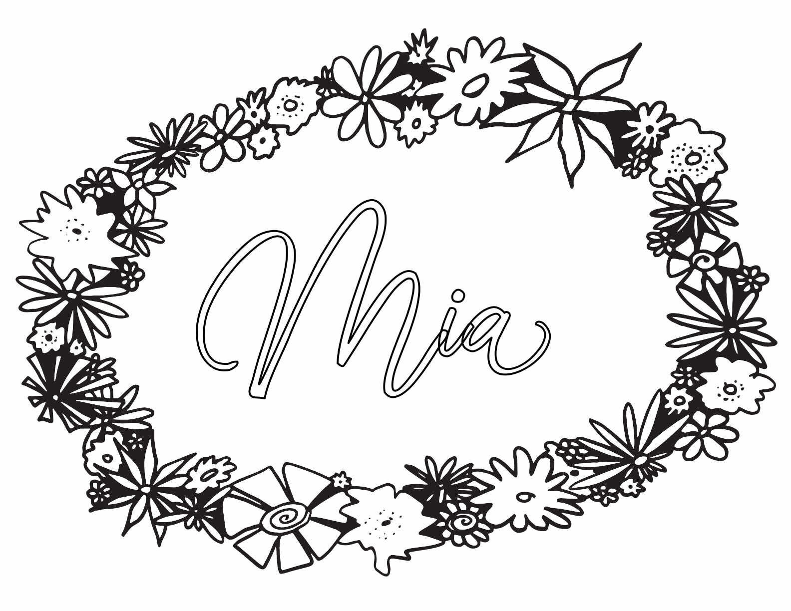 10 Mia Coloring Pages Free Printables Stevie Doodles