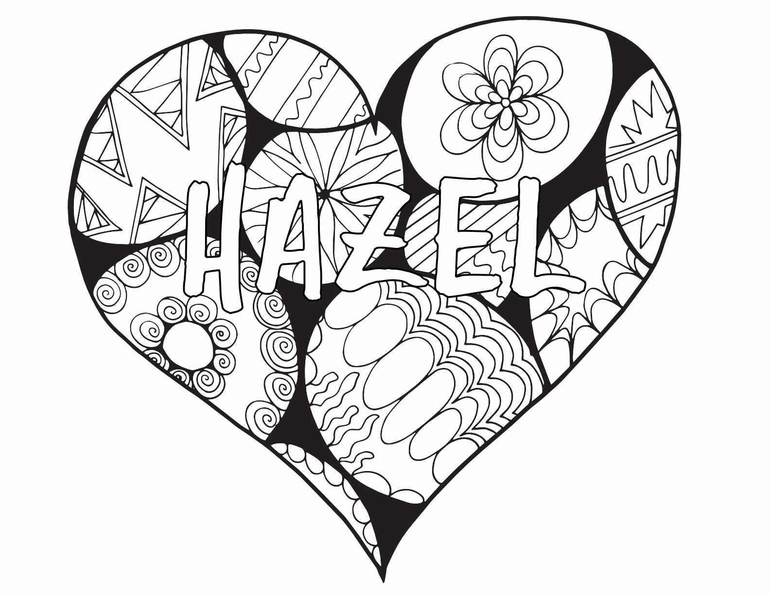 10 Free Printable HAZEL Coloring Pages!CLICK HERE TO DOWNLOAD THE COLORING PAGE ABOVE