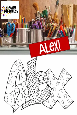 10 Alex Coloring Pages - Free Printable — Stevie Doodles