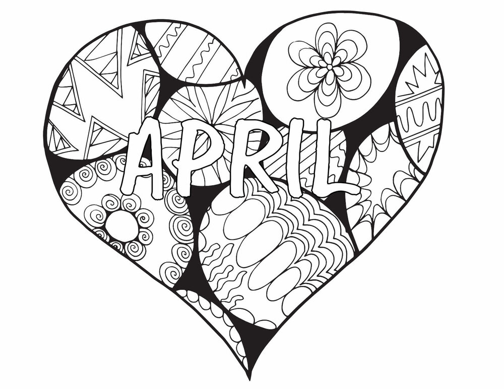 10 April Name Coloring Pages Free Printable Stevie Doodles Free Printable Coloring Pages