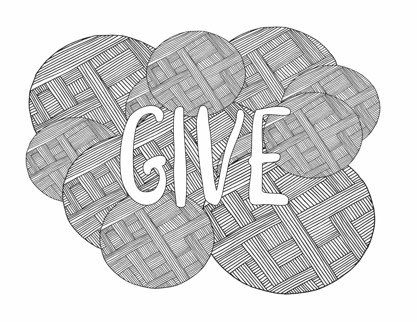 3 Free GIVE Printable Coloring PagesCLICK HERE TO DOWNLOAD THE PAGE ABOVE