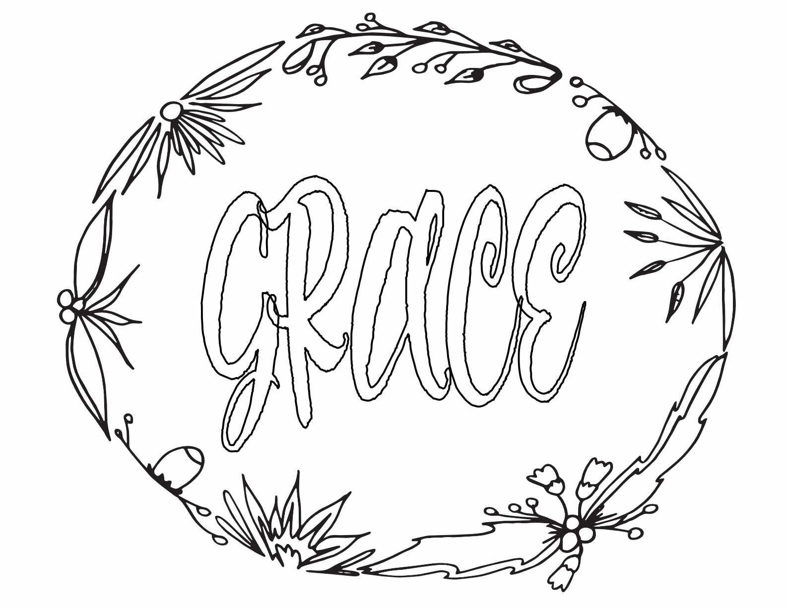 GRACE 3 Free Printable Coloring Pages Stevie Doodles