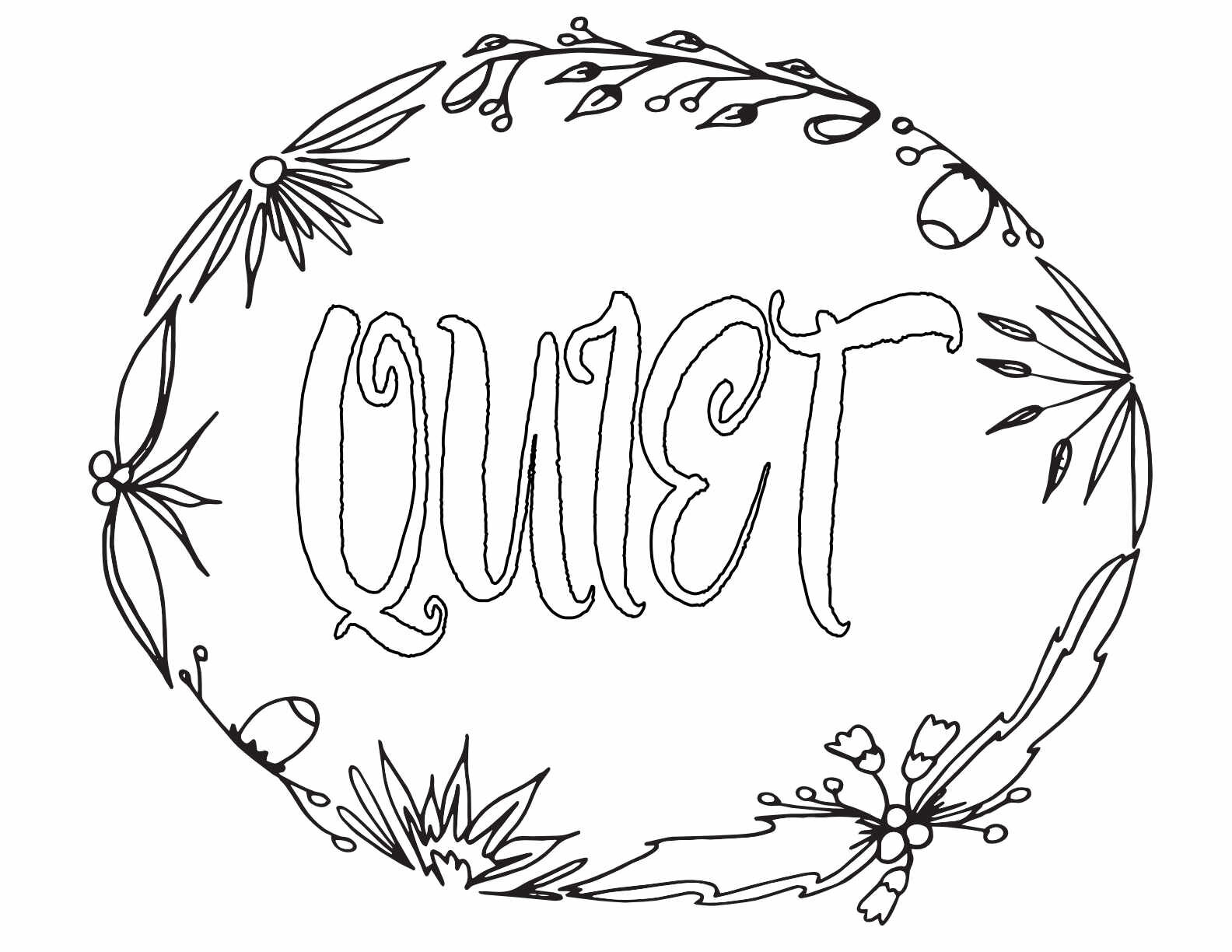 3 Free QUIET Printable Coloring Page CLICK HERE TO DOWNLOAD THE PAGE ABOVE
