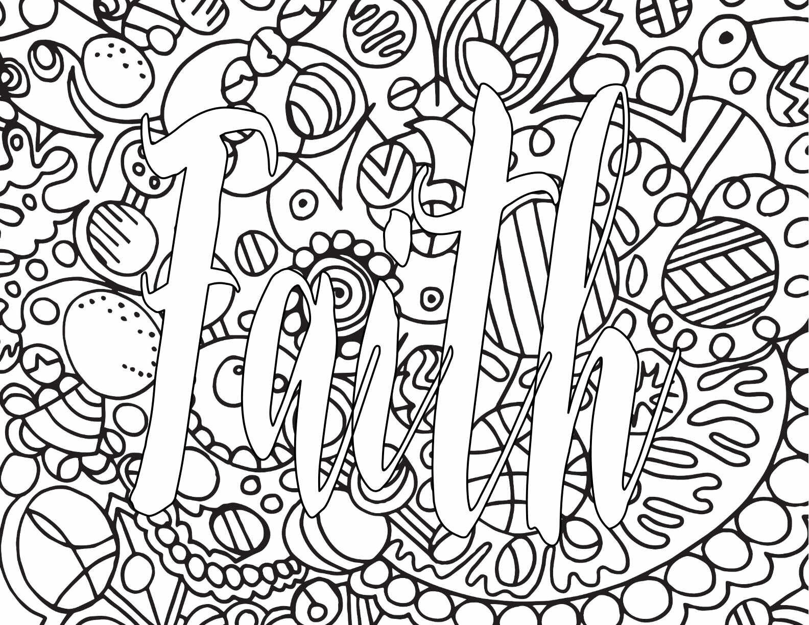 3 Free FAITH Printable Coloring PagesCLICK HERE TO DOWNLOAD THE PAGE ABOVE