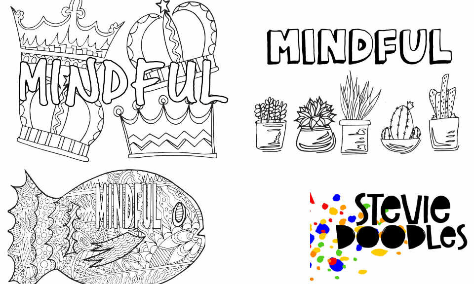 MINDFUL! 3 Free Printable Coloring Pages