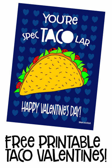 you're spectacolar free printable valentine