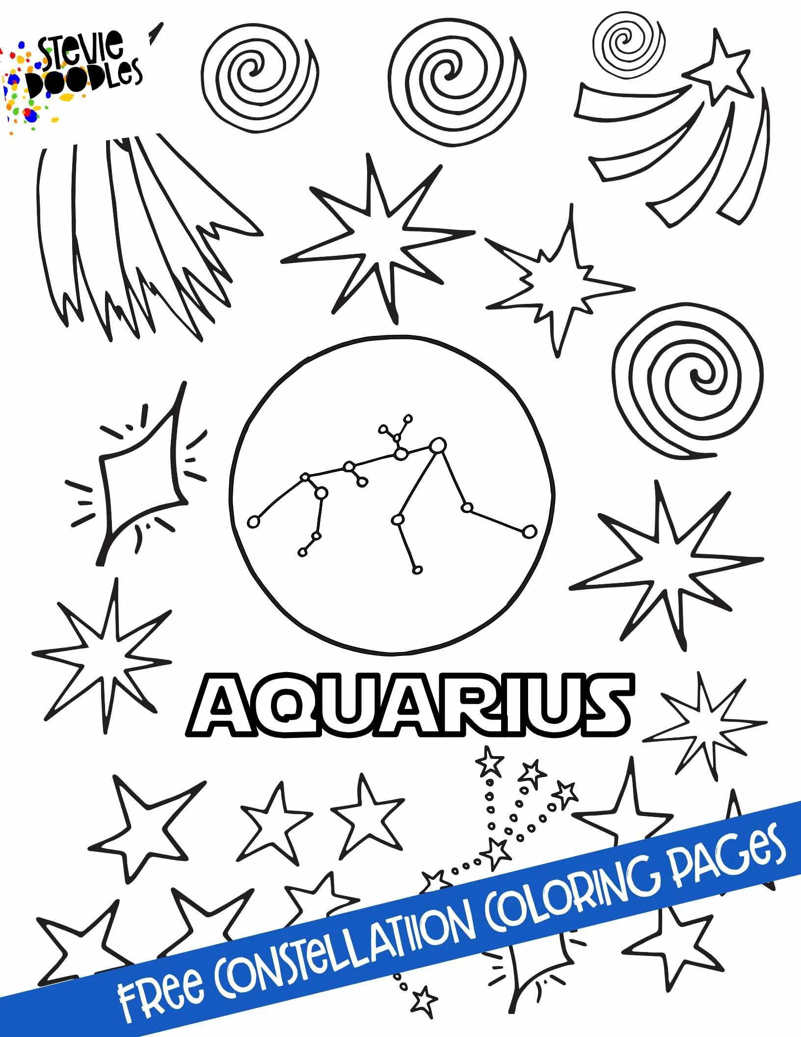 Constellations Coloring Pages For Kids – LAJH